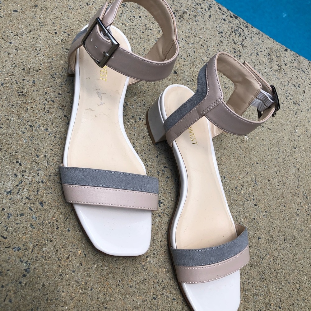 Blush Nine West Block Heels!🌟